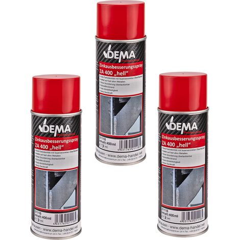 Zinkausbesserungsspray 3x400ml Zink Spray Zinkspray Ausbesserungsspray Spraydose (1/4)