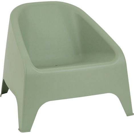 Toomax Poltrona Matera Verde Salvia – Poltrona da Giardino Impilabile Resistente ai Raggi UV