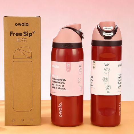 Bouteille d'eau Owala 32 oz, exclusivité Urban Outfitters, avec système d'attache FreeSip