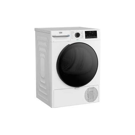 Beko – Sèche-linge pompe à chaleur 10 kg – Niveau sonore 64 dB – Classe énergétique D – Tambour AquaWave – Fonction SteamCure (1/5)