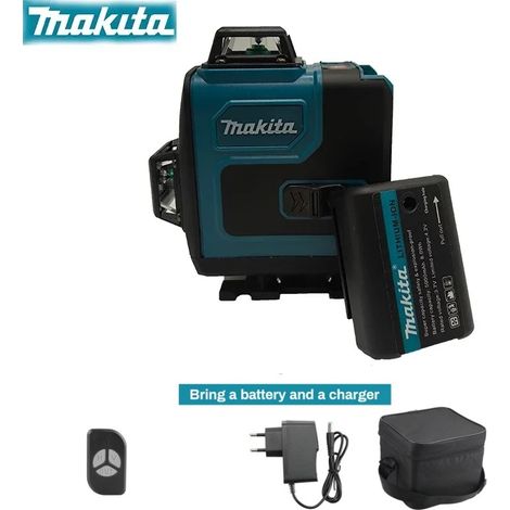 Livella Laser 4D 16 Linee Verde 360° per Cantiere - con Batteria e Caricabatterie