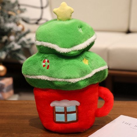 Jouet En Peluche De Noël - Père Noël - 26 Cm - Décoration De Sapin Et Intérieur - 1 Pièce (1/4)