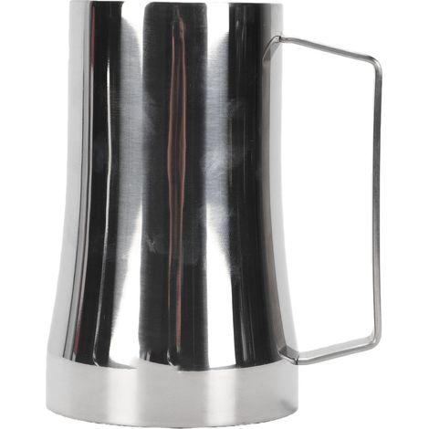 Chope à bière en acier inoxydable 304 600ML grande capacité tasse avec poignées pour boire à la maison, bar, camping extérieur (1/5)