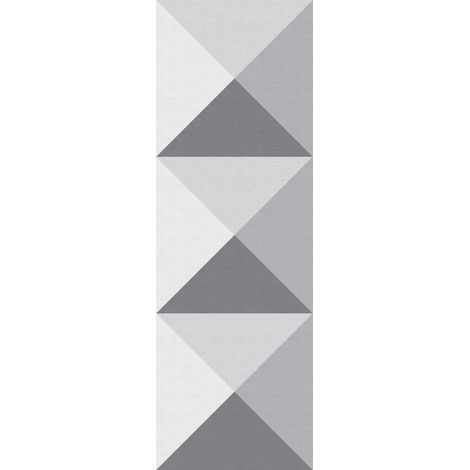 papier peint panoramique effet 3D gris - Origin Wallcoverings (1/5)