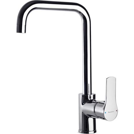 Mitigeur évier Chromé bec orientable TITANIUM NF (1/2)