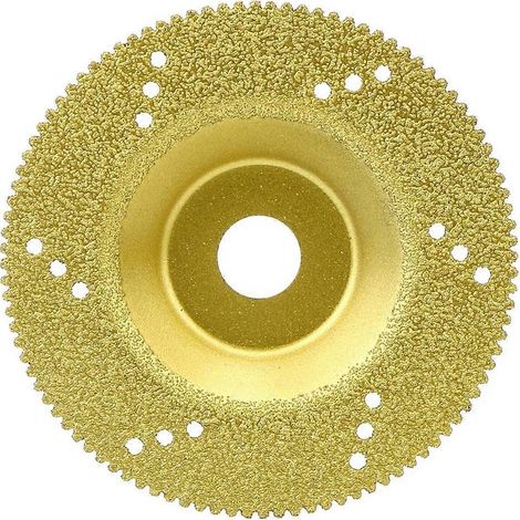 Lame de scie diamantée, disque de coupe pour métal, fonte, fibre de verre et marbre, 100 x 25 mm