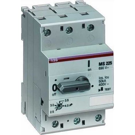 Disjoncteur de Protection Moteur Triphasé MS225 0,25A (EP 681 9)