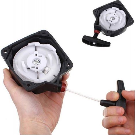Poignée De Démarrage - Lanceur Universel Pour Débroussailleuse - Compatible Avec Tondeuses Et Outils De Jardin - 1 Pièce (1/3)