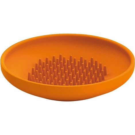 Lineabeta - Saon Seifenschale aus Silikon orange (1/2)