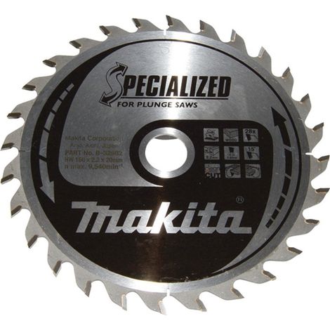 Makita Sägeblatt SPECIALIZED 160x20x28Z (1/2)