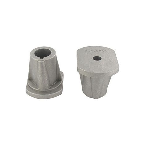 Universeller Flansch für Klingen, Länge. Bohrung: 22,2 mm, Bohrungstiefe: 32 mm, H: 55 mm