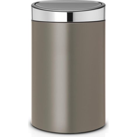 Mülleimer 40 l Platinium - Touch Bin - Brabantia (1/3)