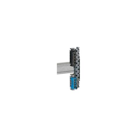 Legrand - Support Rail pour bornier + Bornier Ph 4 trous + Bornier Neutre 4 trous - Ru00e9f. : 004811+004840+004850 (1/3)