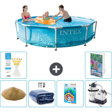 Frame Pool Rund - 305x76 cm - 7-teilig S36