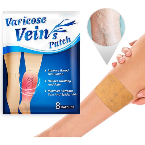 Lot de 8 patchs pour varices, favorisant la circulation sanguine. (1/5)