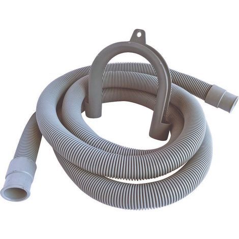 Flexible de vidange avec embout de raccordement + crosse de maintien - L = 1,5m (1/5)