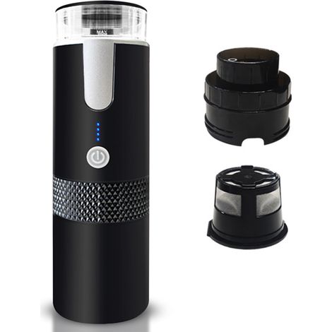 Ortviai Machine à café expresso électrique portable 170 ml, batterie rechargeable 1200 mAh, sans fonction chauffage (1/5)