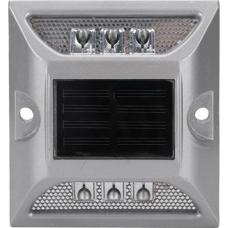 Lampe Solaire Pour Chemin - 6 LED En Aluminium - Étanchéité IP68 - Autonome Jusqu'à 72 H - Pour Allées Et Quais - 1 Pièce (1/5)