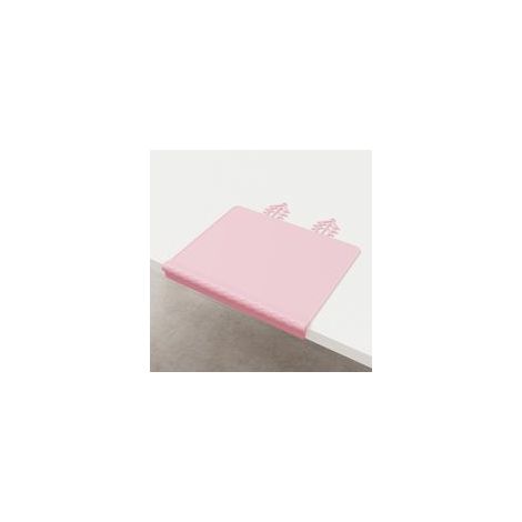 Tapis antidérapant portable – Set de table pour enfants – Silicone – Rose – (1/5)