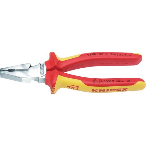 Draper 180mm Fully Insulated High-Leverage VDE Combination Pliers (Model 49168) (1/5)