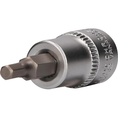 BRILLIANT TOOLS  3/8"  Llave de  vaso hexagonal  de 4  mm -  BT021871 (1/4)