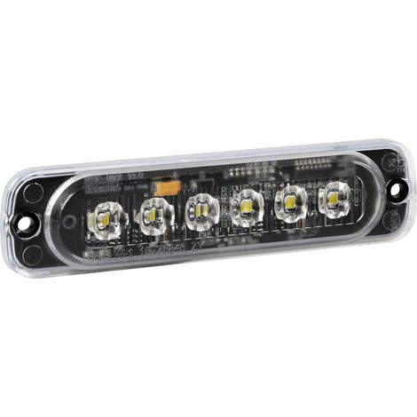 Luce Strobo Multifunzione A 6 Led, 12/24V - Bianco (1/5)