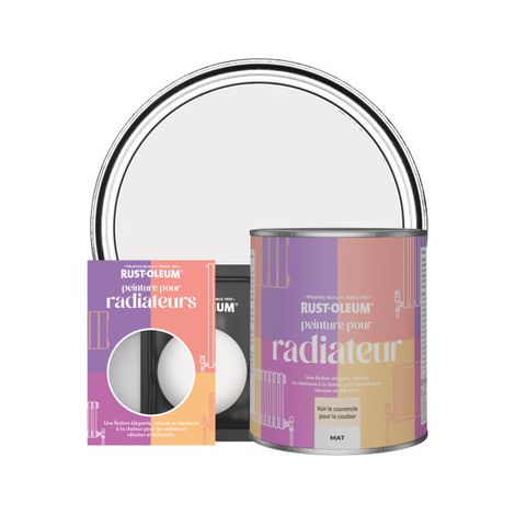 Peinture pour Radiateur, Finition Mate - Fleur (1/2)
