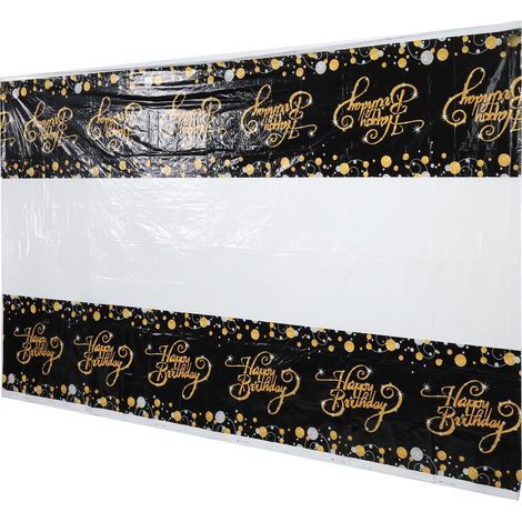 Nappe Rectangulaire en Plastique pour Fêtes, Anniversaires et Événements Spéciaux (1/5)