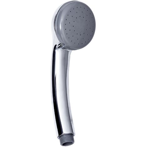 Doccetta monogetto Mod. Cagliari in ABS finitura cromata diametro 71 mm lunghezza 205 mm con Water saving bagno doccia (1/2)