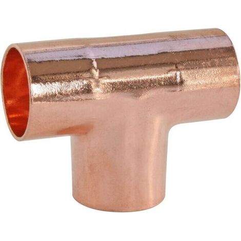 Raccord cuivre à souder - Té égal Ø12mm (10PCS) (1/3)