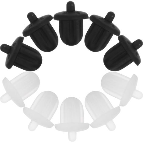 Cache-poussière en Silicone Noir 10 Pièces pour Prises Microphone et Lecteurs Dvd, Facile à Insérer et Retirer, pour Karaoké et Autres Scénarios (1/5)