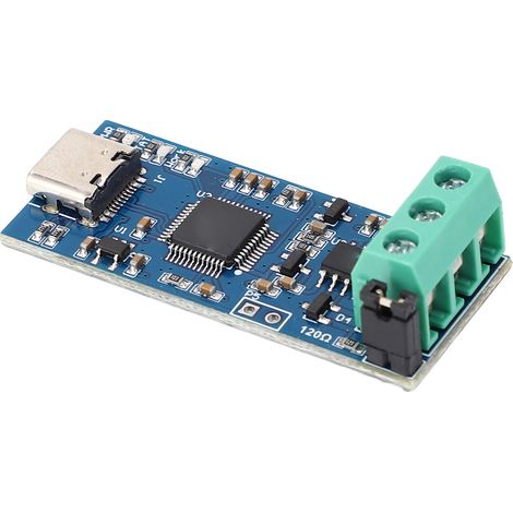 Adaptateur convertisseur USB vers module CAN, alimentation de type C pour analyseur de bus CAN2.0A, CAN2.0B et CAN-FD V2.0 (1/5)