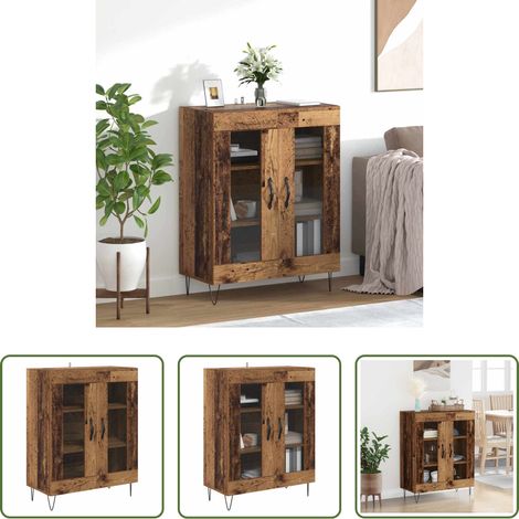 Altholz Sideboard - Sideboard Altholz 69,5 x 34 x 90 cm Holzwerkstoff (1/5)