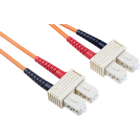 Câble fibre optique RS PRO 10m Avec connecteur / SC, OM2 Multi-mode ( Prix pour 1 )
