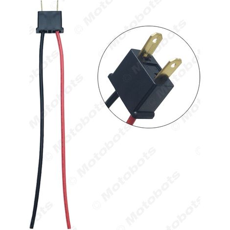 Direct sales of automotive LED/HID xenon lamp sockets and plugs, H7 high and low beam lamp socket wires, male connectors with wires. (1/4)