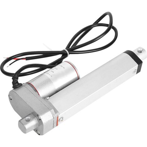 Moteur linéaire JS TGZ U1, actionneur 12V 300N, vitesse 30mm/s, course 50mm, étanche IP45, usage polyvalent (1/5)