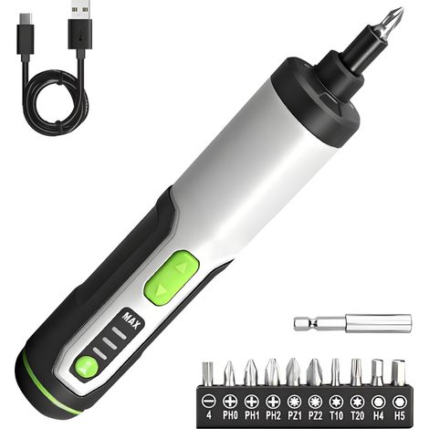 Tournevis électrique performant, vitesse de 300 tr/min, alimentation puissante pour diverses tâches (1/5)