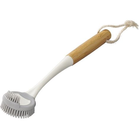 Spazzola per piatti in silicone 305 cm 6 cm bambu 202598597 (1/5)