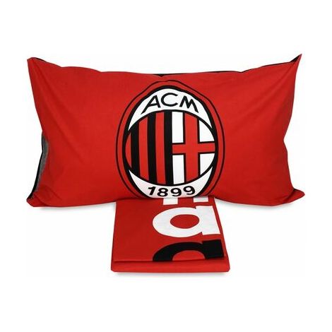 COMPLETO lenzuolo SINGOLO A.C. MILAN Originale (1/3)