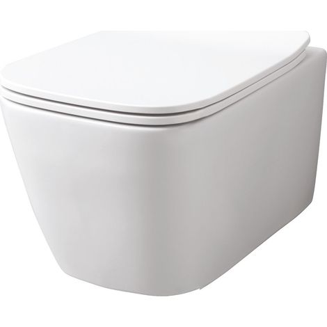 Vaso a16 mini sospeso bianco 36x45 rimless art ceram