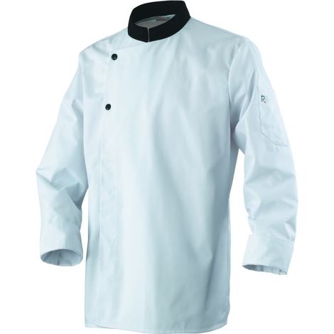 Giacca da cucina unisex a maniche lunghe Robur Académie Bianco / Nero L
