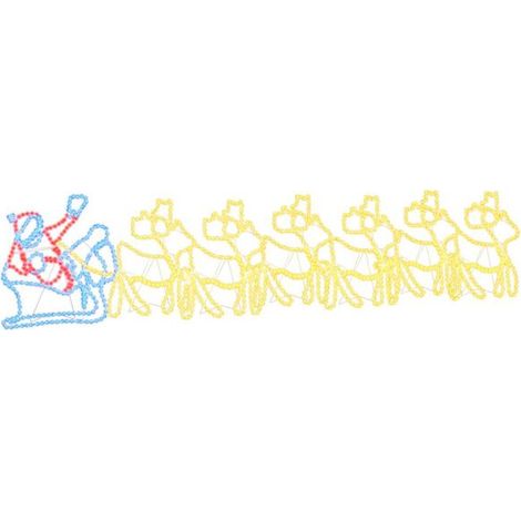 Décorations de Noël multicolores, 69 x 79 cm, PVC (1/5)