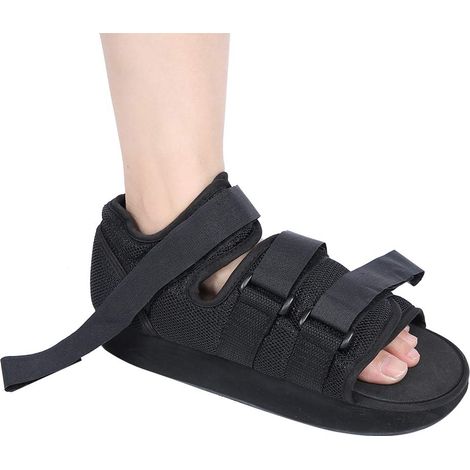 Botte Post-Opératoire pour Pied Cassé, Chaussure de Récupération avec Sangles Réglables, Support Orthopédique (1/5)