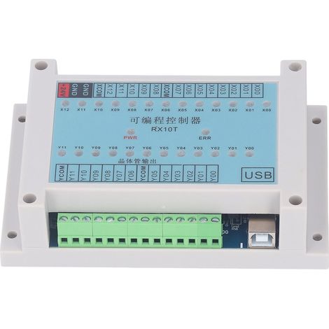 Contrôleur logique Programmable, PLC multicanal, carte de commande industrielle pour électrovanne, relais de temps 12-24V