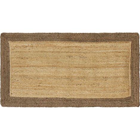 Bereichsteppiche Grau 60 x 110 cm Jute vidaXL