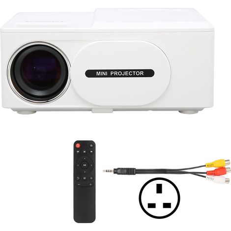 Vidéoprojecteur 1080P Full HD Multifonction Mini Multimedia Portable Compatible Multi-Appareils 110-240V Prise UK (1/5)