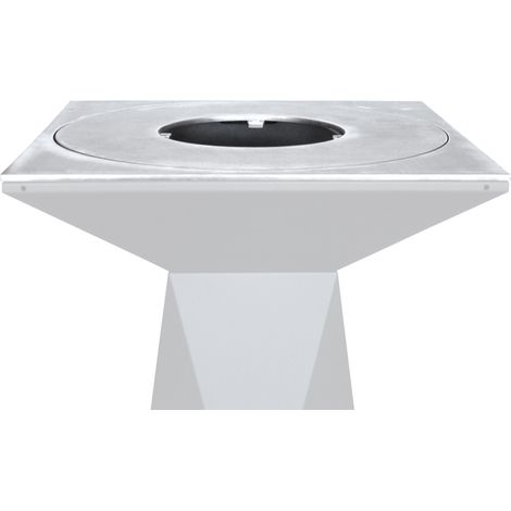 Plaque de cuisson en acier inox alimentaire - Artiss (1/2)