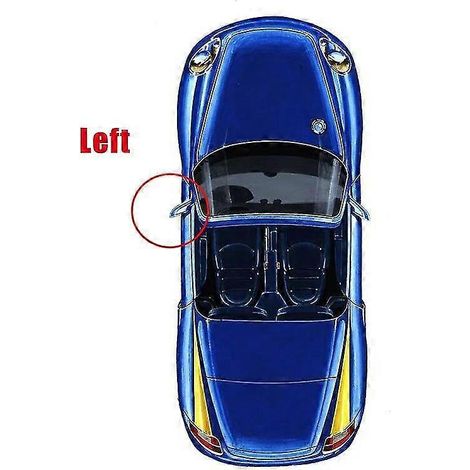 Für Jeep Grand Cherokee 1999-2004 2005-2010 Beheizbares Glas für Außenspiegel, Außenspiegelheizung, klar – links (2005-2010)
