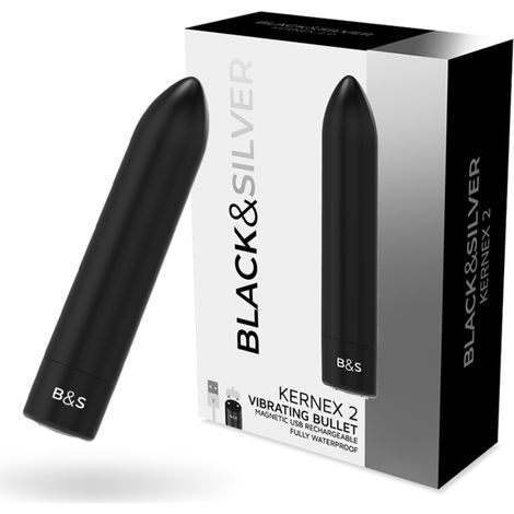 BLACK&SILVER - BALA MAGNETICA VIBRADORA KERNEX 2 NEGRO