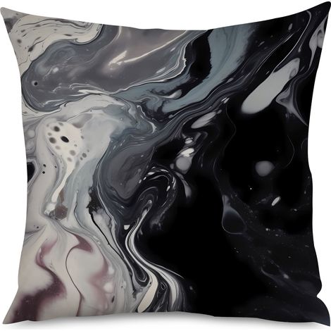 Housse de Coussin Déco Marbre Tendance Moderne (1/5)
